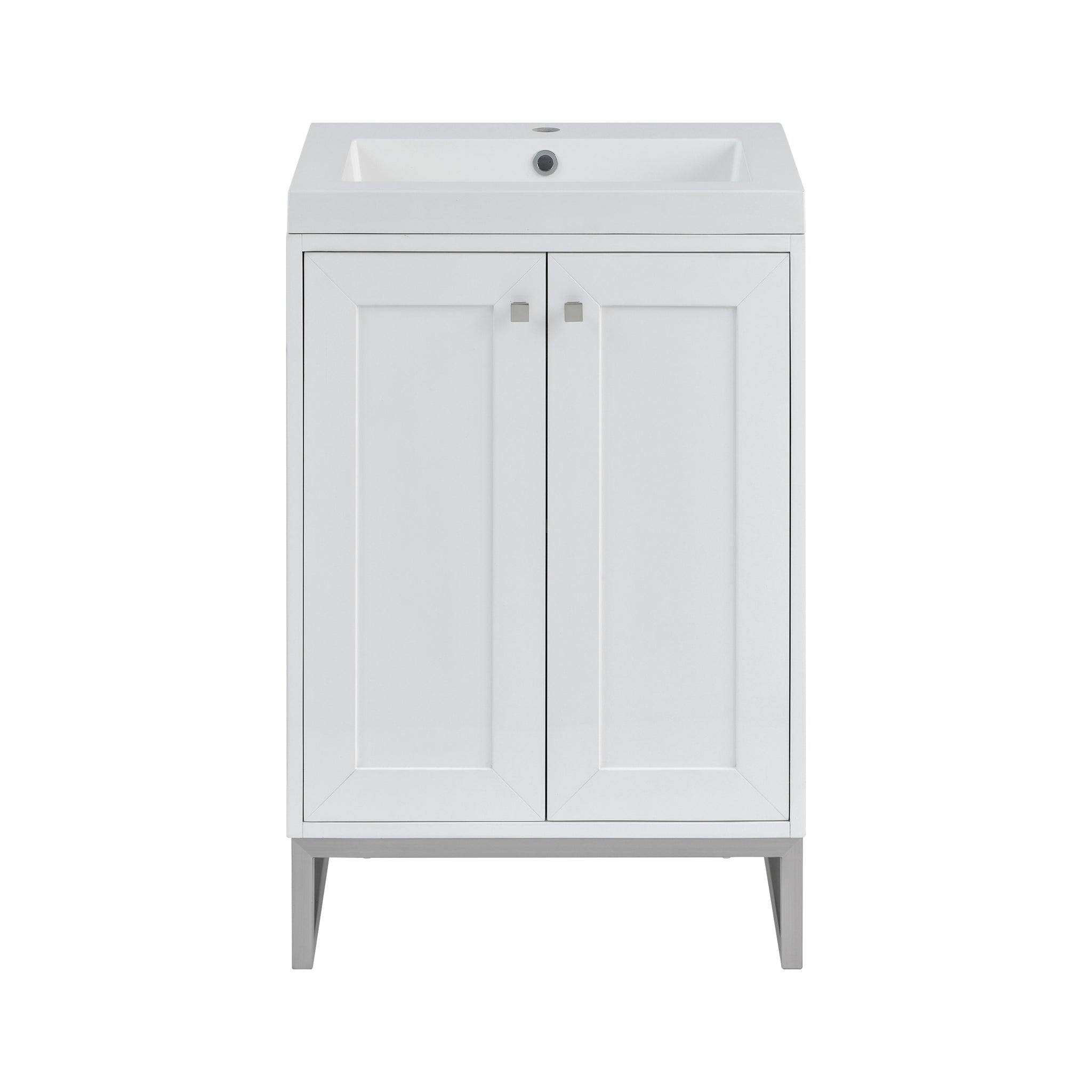 James Martin Chianti 24" Single Bathroom Vanity, Glossy White by James Martin