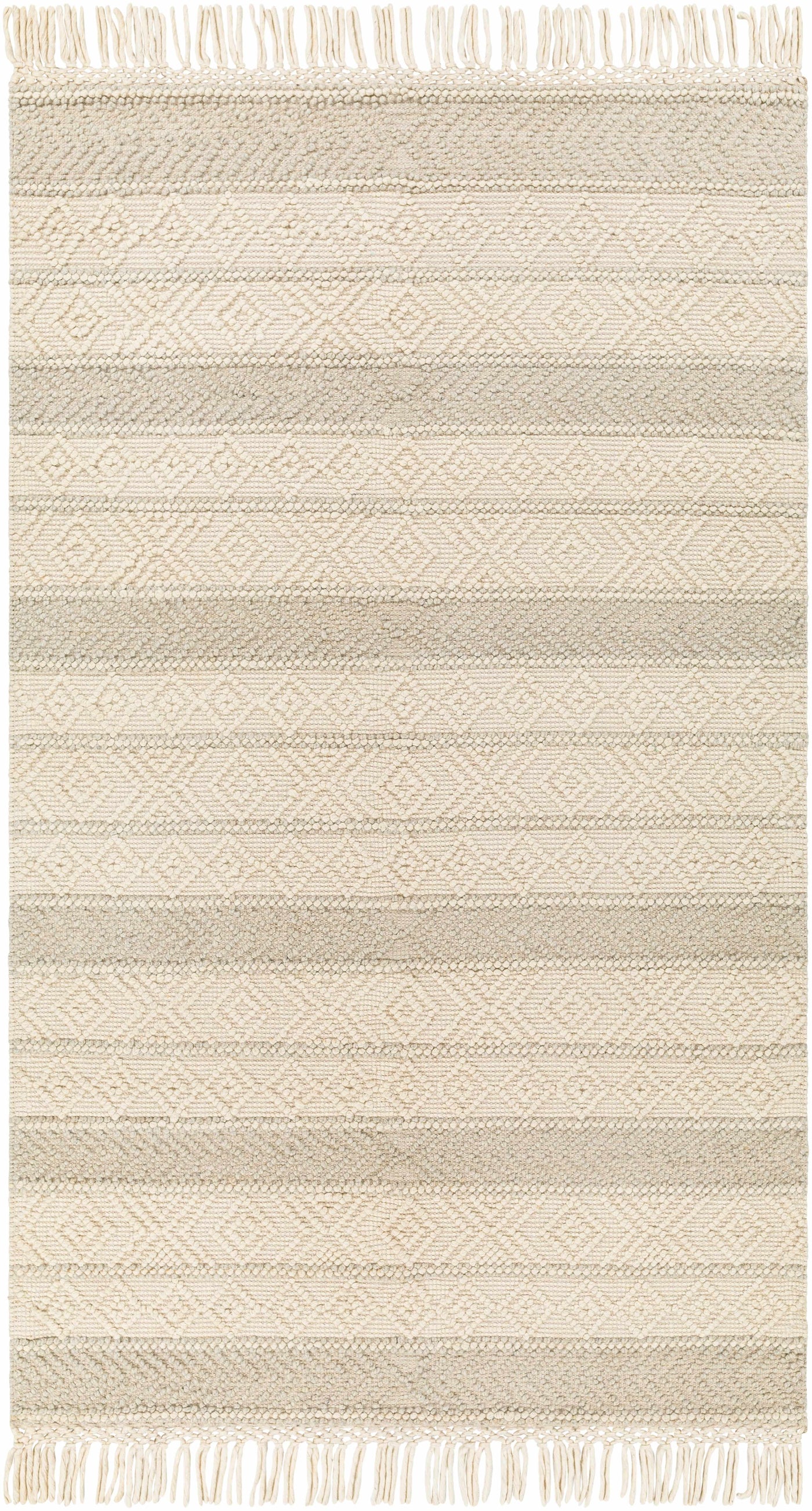 Ummi Wool Rug with Tassels - Clearance by Boutique Rugs