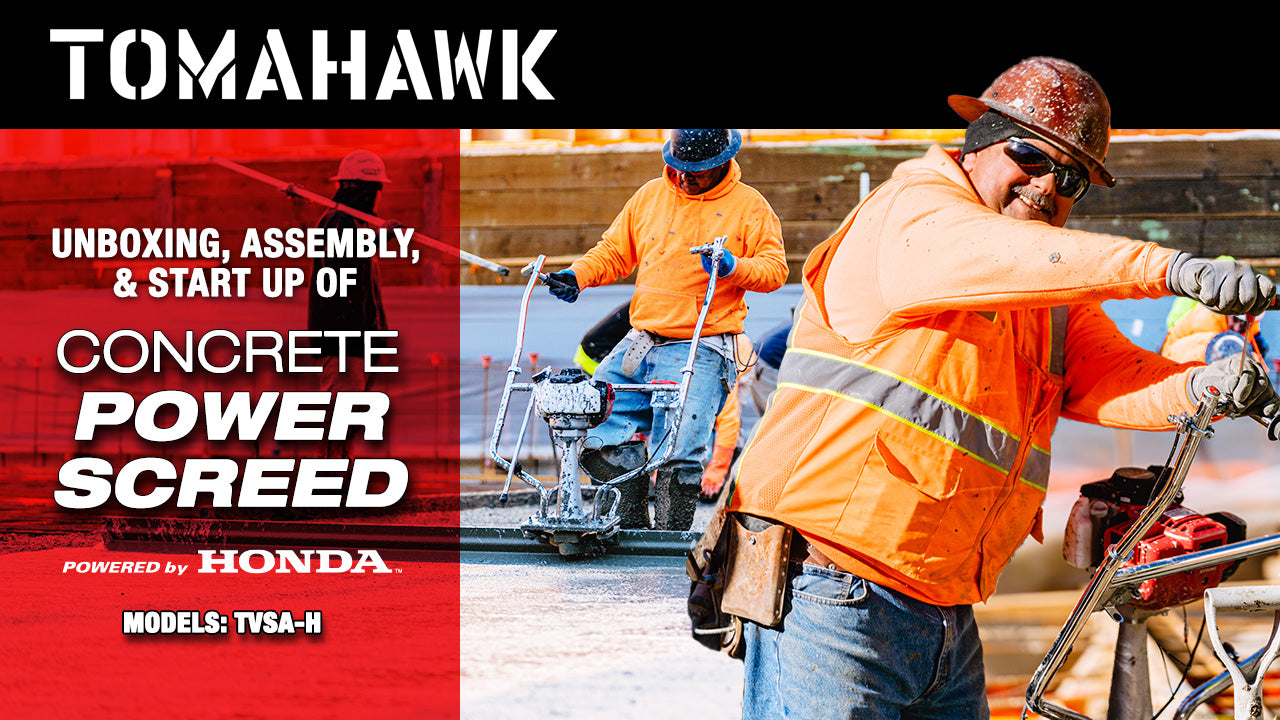 Tomahawk PRO Series Honda Concrete Power Screed Three Magnesium Blade Bundle (Choose 3 Boards) by Tomahawk Power