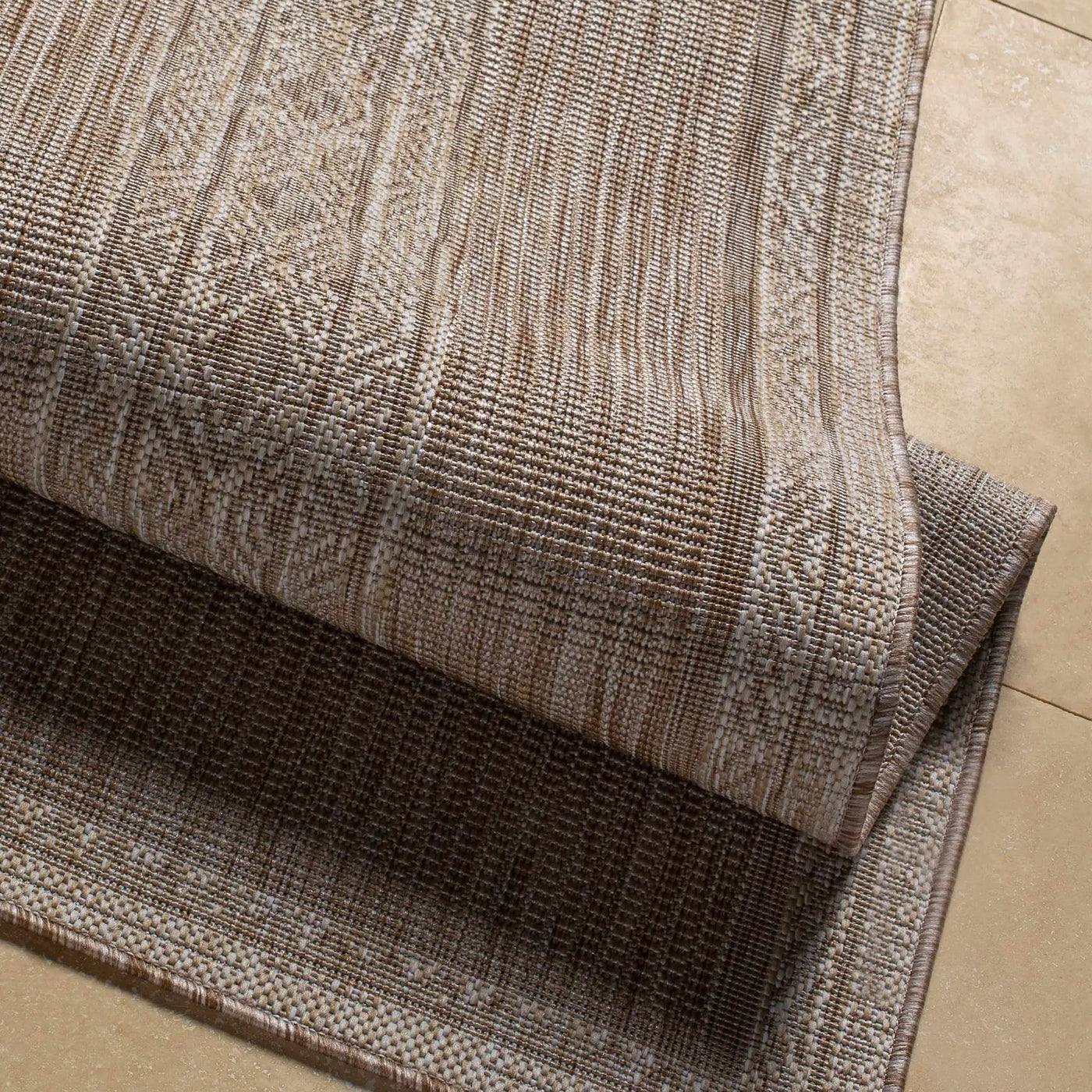 Unidos Beige Outdoor Area Rug - Clearance by Boutique Rugs