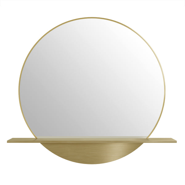 James Martin Platform 24" Mirror, Radiant Gold