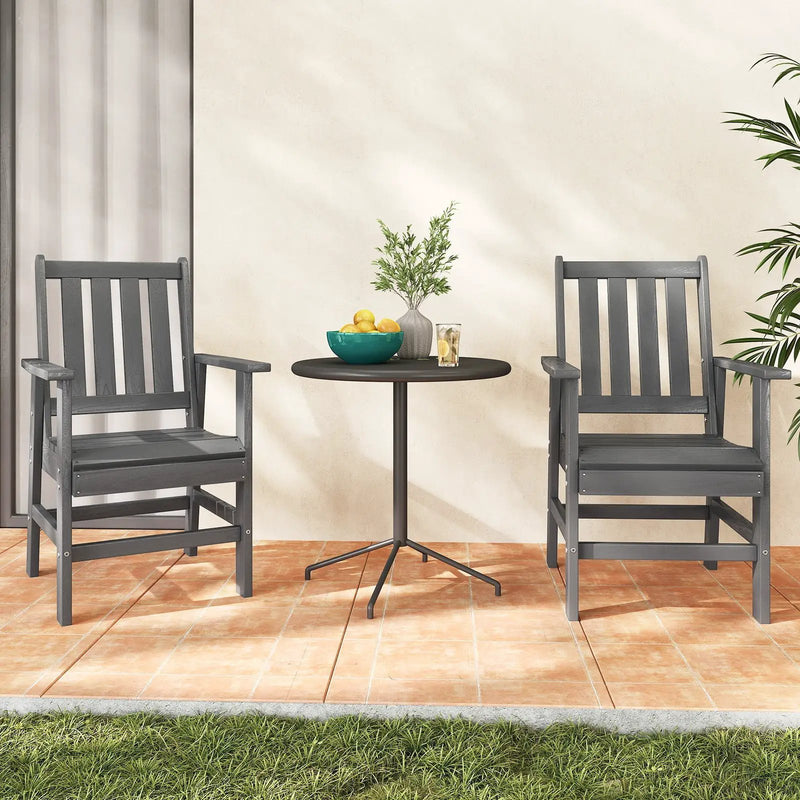 7 Pieces Patio Dining Set Outdoor HDPE Weather Resistant Table and Chairs Set by DirectDeals