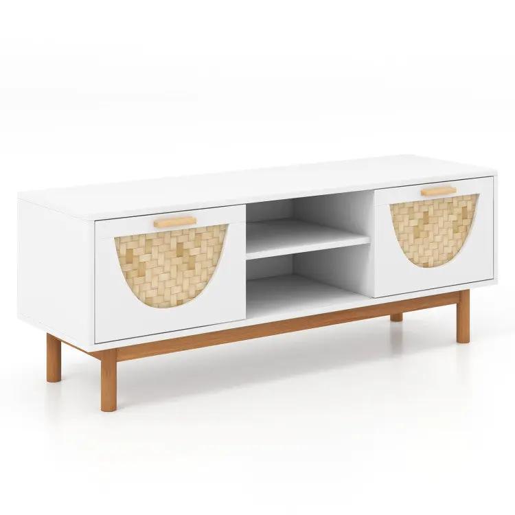 Modern Living Room Furniture Set: TV Stand + Sofa + Coffee Table + Side Table by DirectDeals