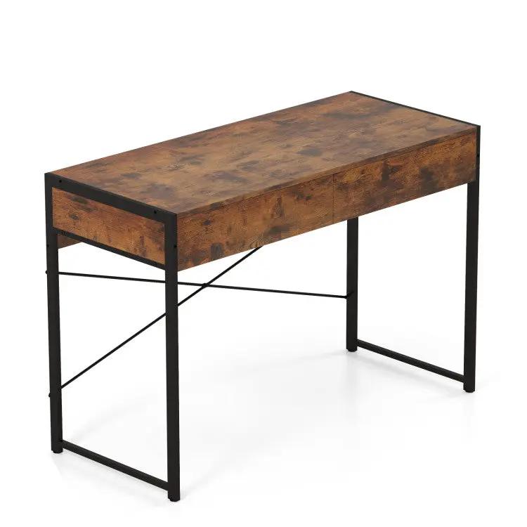 Versatile Home Office Desk and Storage Cabinet Bundle by DirectDeals