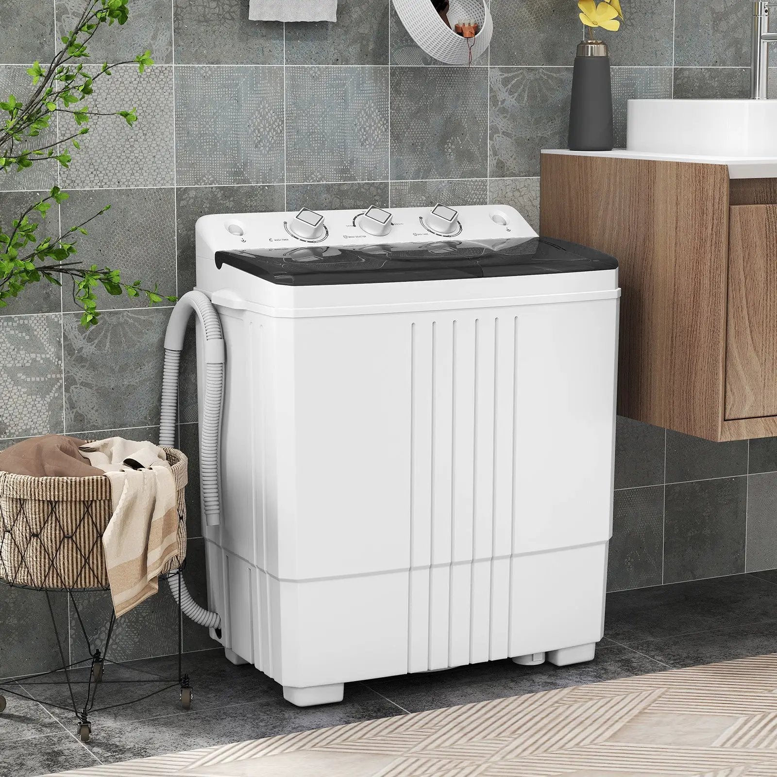 Portable Washing Machine for Dorms and Apartment by DirectDeals