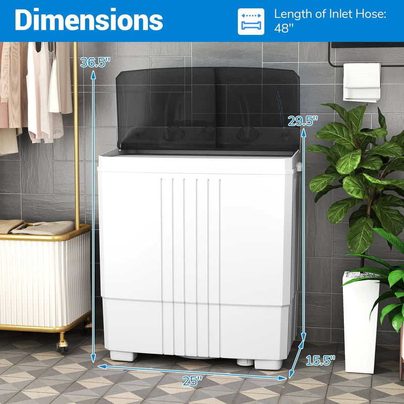 Portable Washing Machine for Dorms and Apartment by DirectDeals
