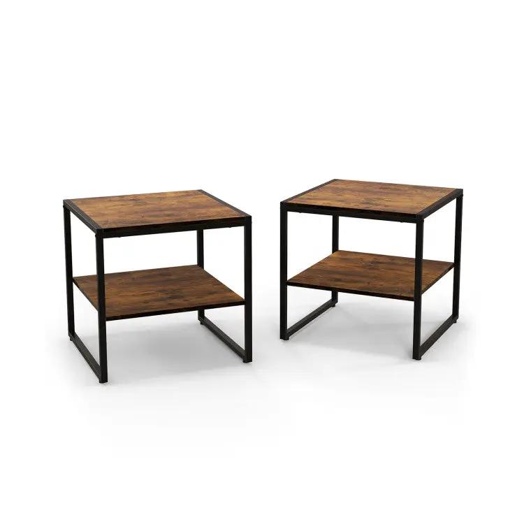 Modern Fabric Sofa and Accent Chair with 2 Side Table for Living Room by DirectDeals