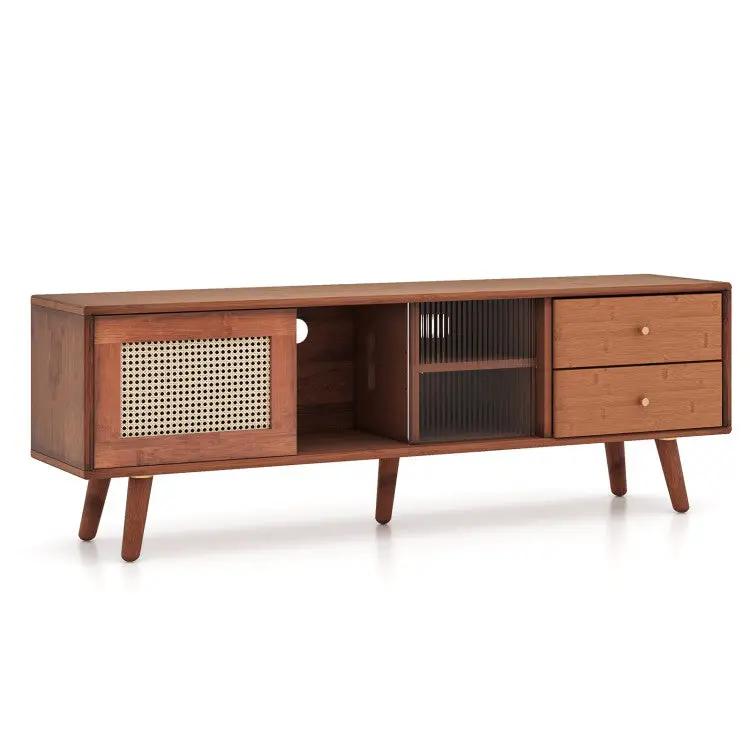 Living Room Bundle: TV Stand Storage Cabinet and Accent Chair by DirectDeals