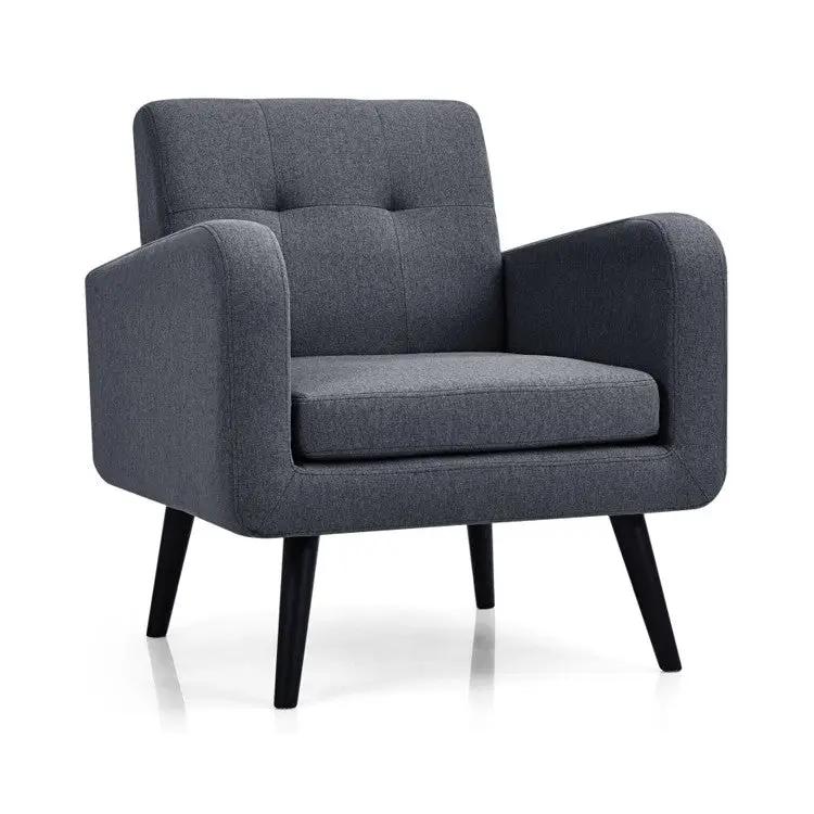 Accent Chair + Side Table + L-Shaped Sectional Sofa /3-Piece Modern Living Room Furniture Set/ by DirectDeals