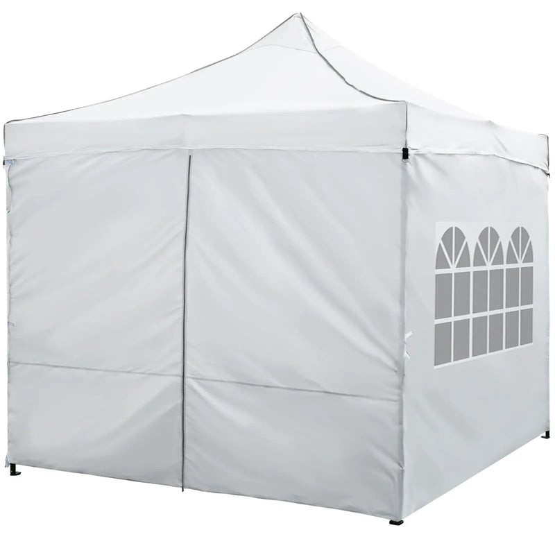 10 x 10 FT Pop up Canopy Tent with 4 Removable Sidewalls and Wheeled Bag by DirectDeals