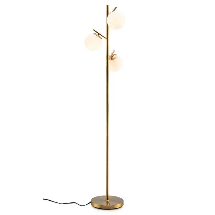 Living Room Set: Floor Lamp + Accent Chair + 3-Seat Sofa by DirectDeals