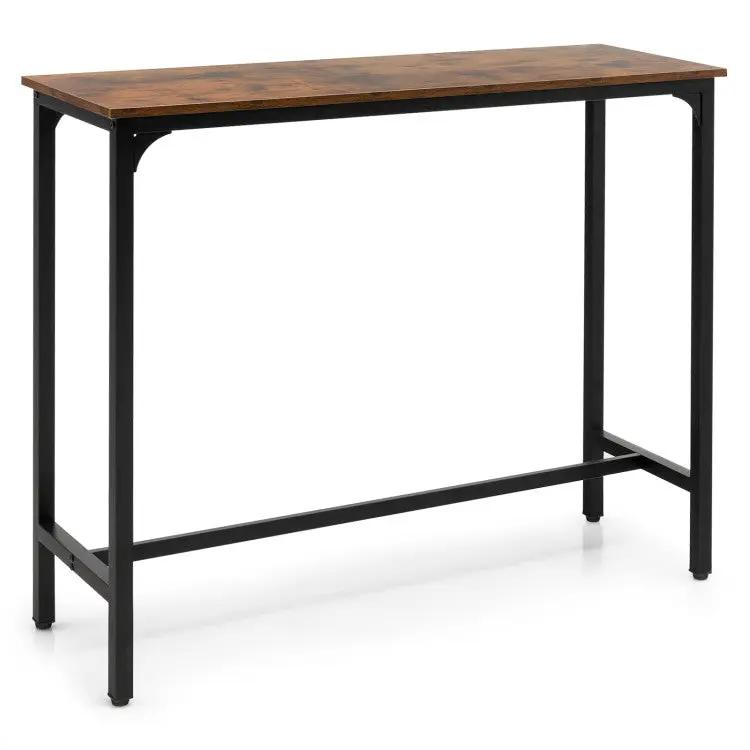 8-Piece Complete Industrial and Modern Living and Dining Room Set by DirectDeals