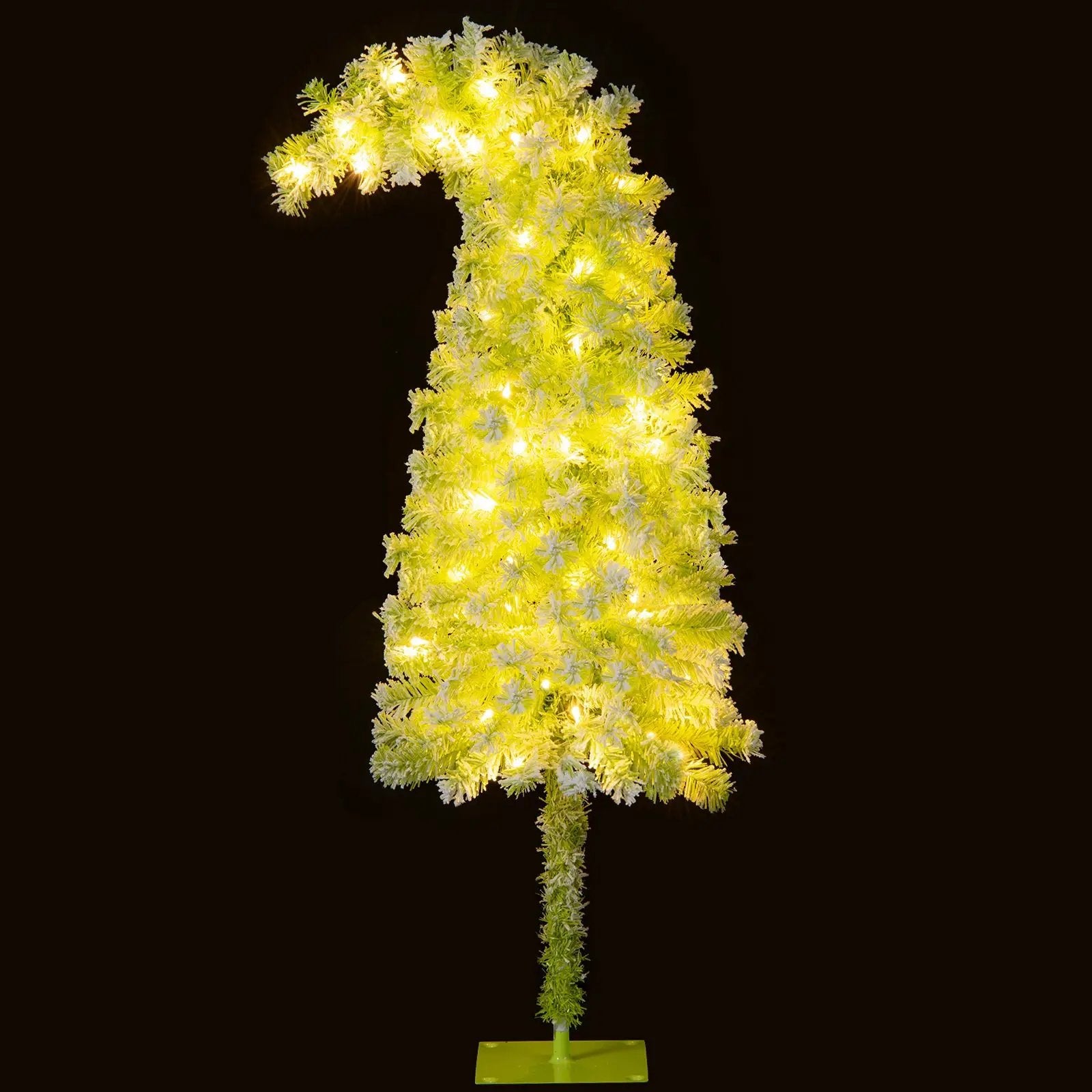 5/6/7 FT Whimsical Christmas Tree with Bendable Top and 216/290/366 Branch by DirectDeals