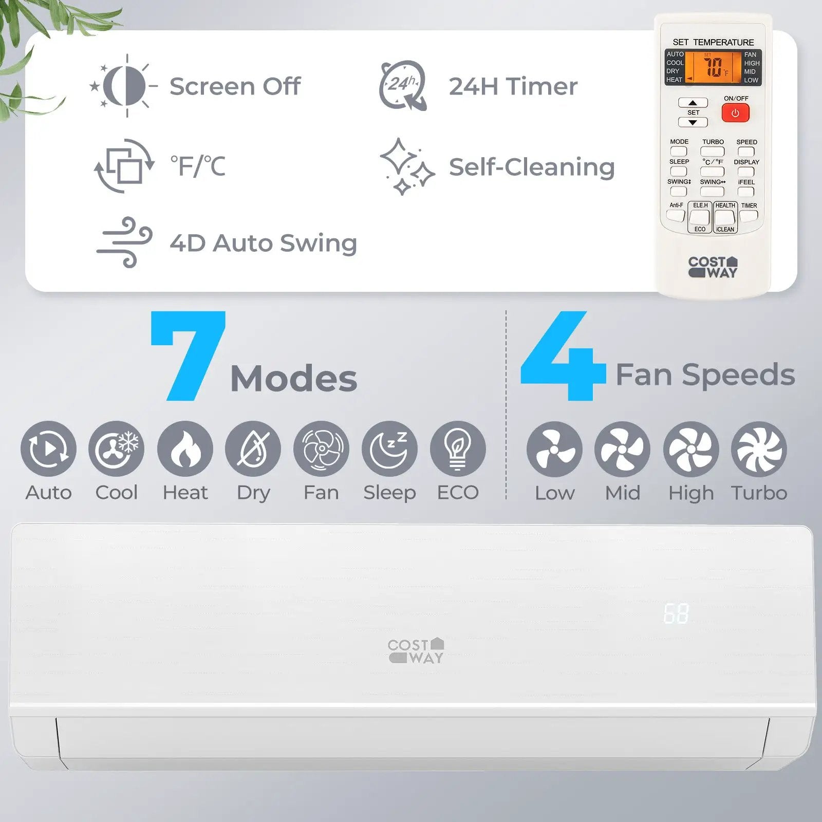 SEERXtreme Series 24000 BTU 25 SEER2 208-230V Mini Split Heat Pump Heating at -15¬∞F WiFi Enabled by DirectDeals