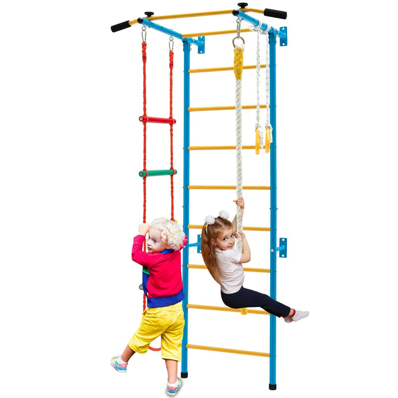 5-in-1 Swedish Ladder with Folding Baby Play Mat for Solid Wall by DirectDeals