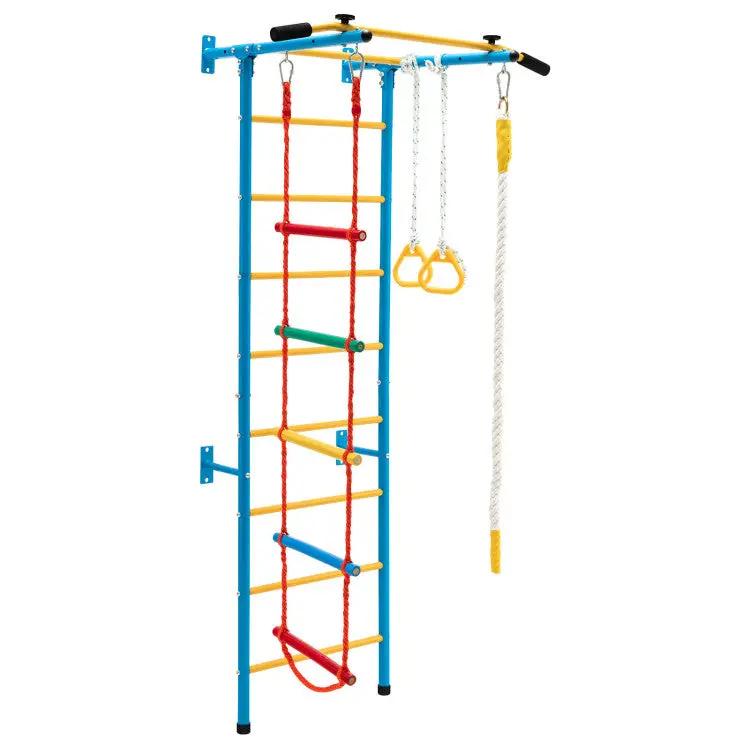 5-in-1 Swedish Ladder with Folding Baby Play Mat for Solid Wall by DirectDeals
