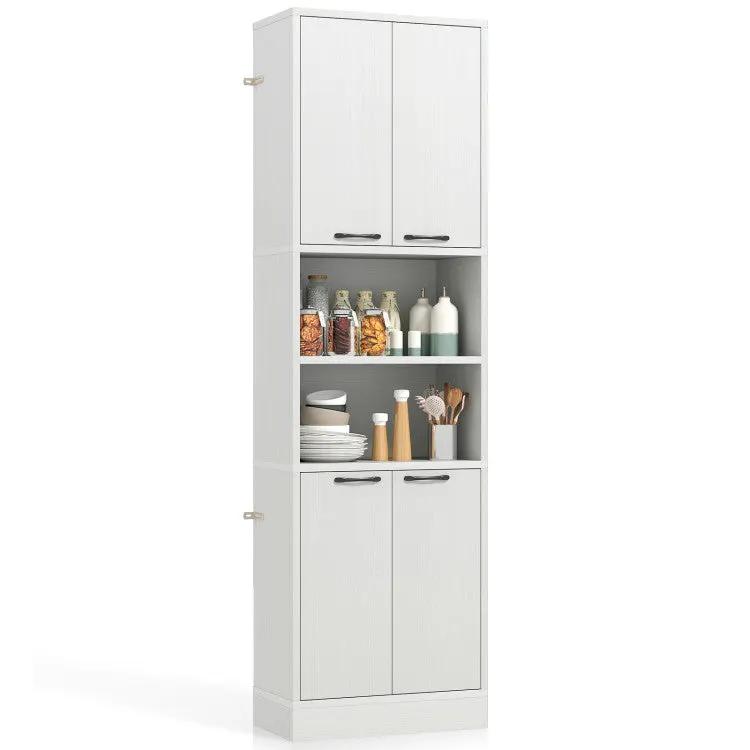Laundry Room Bundle: 4-in-1 Storage Set Storage Cabinets and Rack Set by DirectDeals