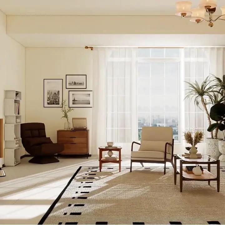 3 Piece Rattan and Wood Living Room Set with Side Table Coffee Table and TV Stand by DirectDeals