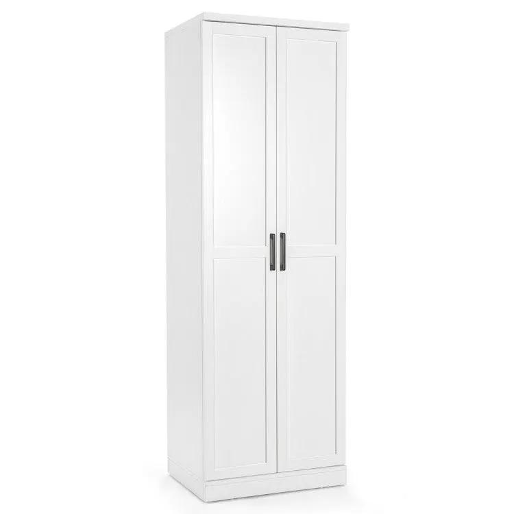 Dining Room Set: Tall Storage Cabinet and Trash Can Cabinet and Wall Mount Storage Organizer by DirectDeals