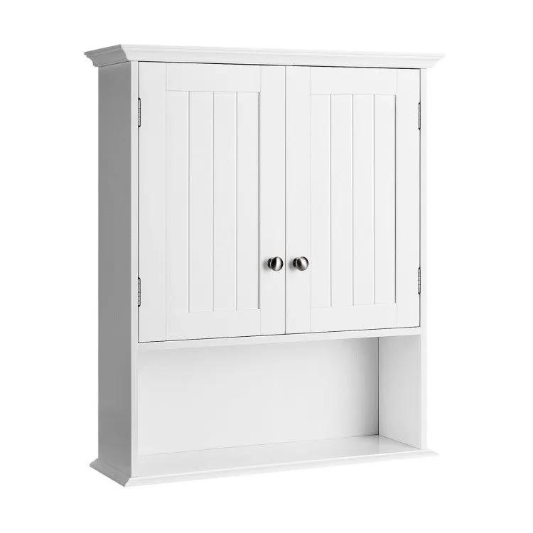 Dining Room Set: Tall Storage Cabinet and Trash Can Cabinet and Wall Mount Storage Organizer by DirectDeals