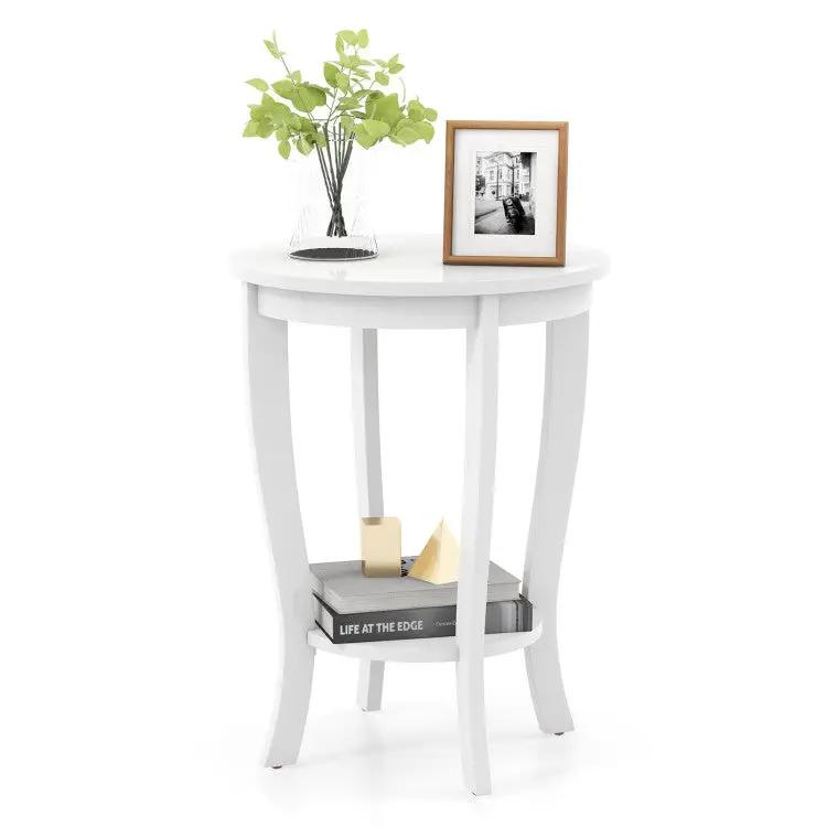 5-Piece Modern Living Room Furniture Set: Side table+Coffee table+Console table+Bookcase+Corner shelf by DirectDeals