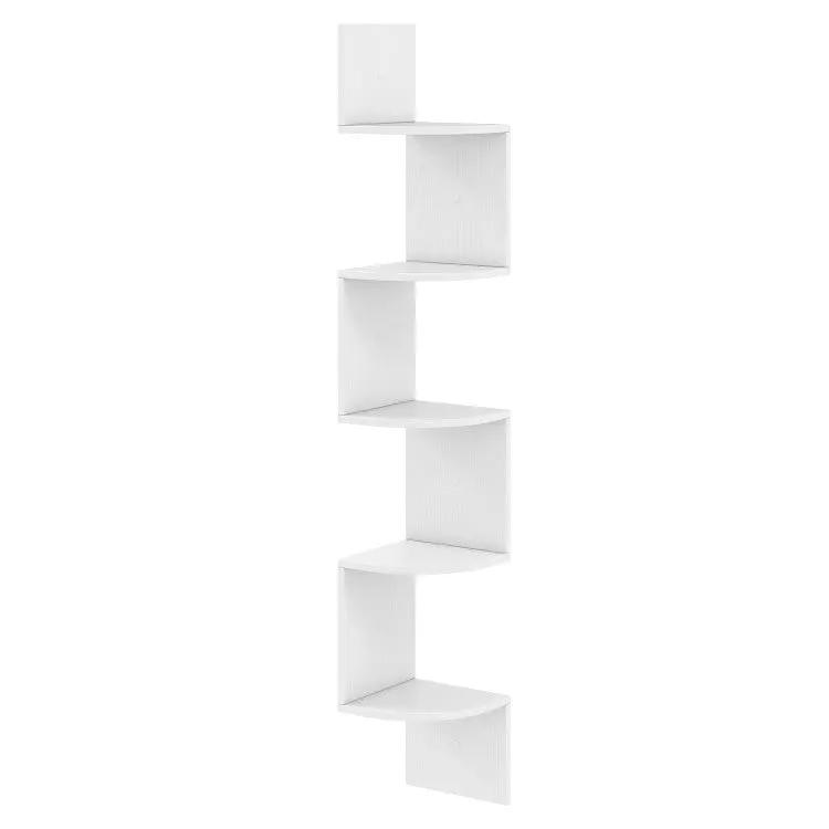 5-Piece Modern Living Room Furniture Set: Side table+Coffee table+Console table+Bookcase+Corner shelf by DirectDeals