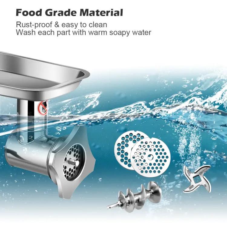 Heavy Duty 1.5HP Commercial Meat Grinder with Reverse High Efficiency and Anti-Clog by DirectDeals