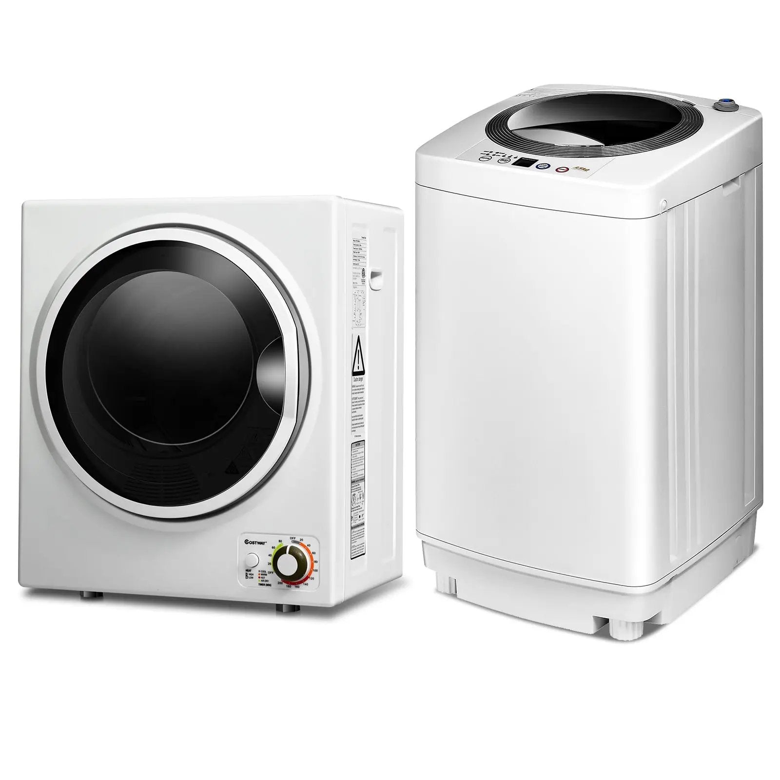 Electric Laundry Dryer and Full-Automatic Washing Machine Combo by DirectDeals