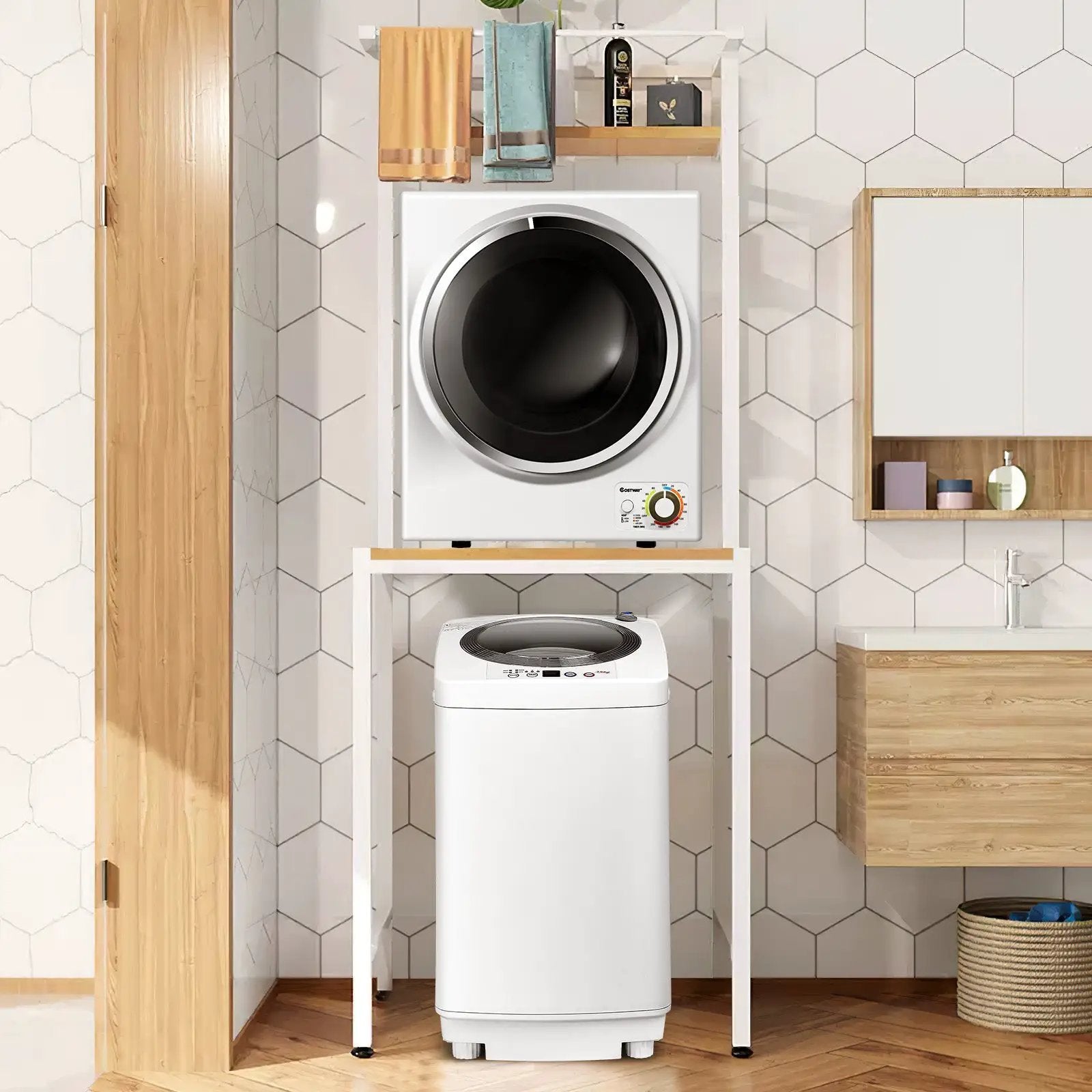 Electric Laundry Dryer and Full-Automatic Washing Machine Combo by DirectDeals
