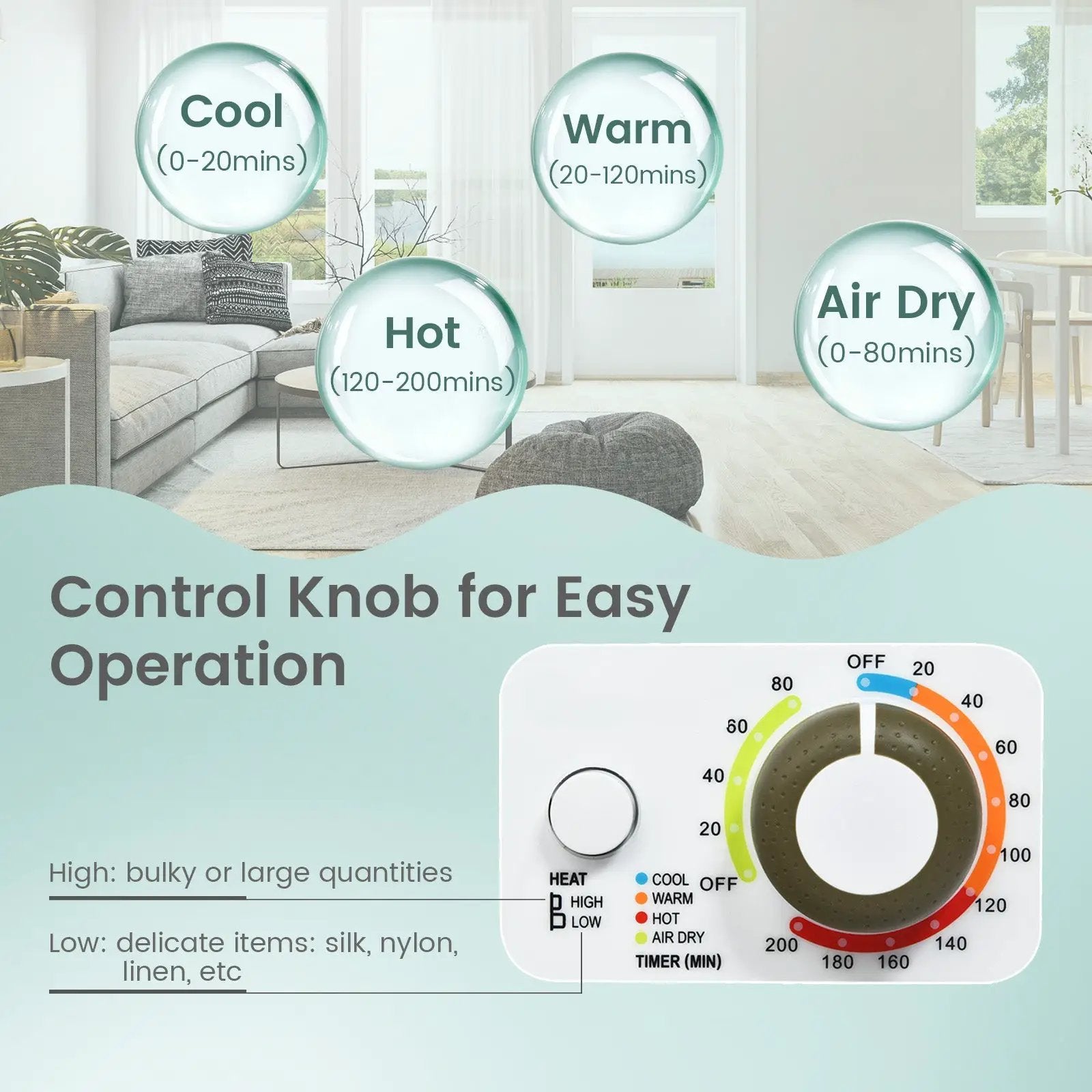 Electric Laundry Dryer and Full-Automatic Washing Machine Combo by DirectDeals
