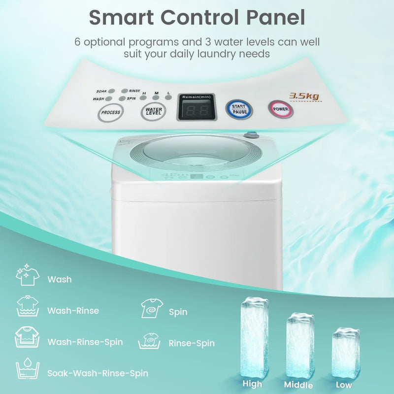 Electric Laundry Dryer and Full-Automatic Washing Machine Combo by DirectDeals