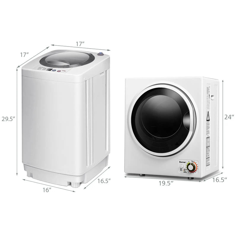 Electric Laundry Dryer and Full-Automatic Washing Machine Combo by DirectDeals