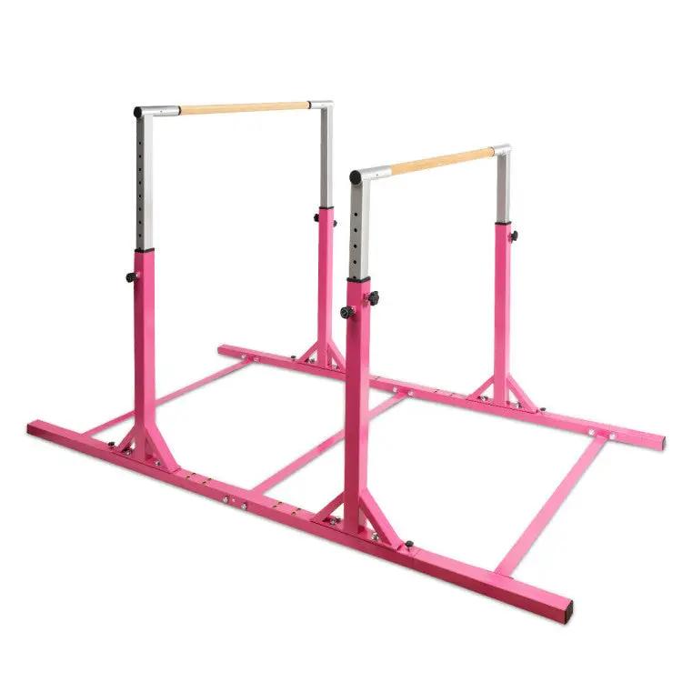 Yoga Set: 4-Panel Gymnastics Mat + Gymnastic Training Parallel Bars by DirectDeals