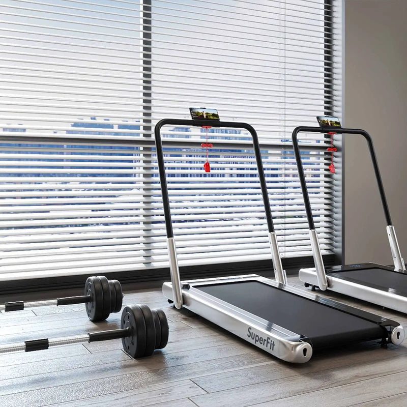 Fitness Room Set: Dumbbell Weight Set+3-in-1 3HP Folding Treadmill by DirectDeals