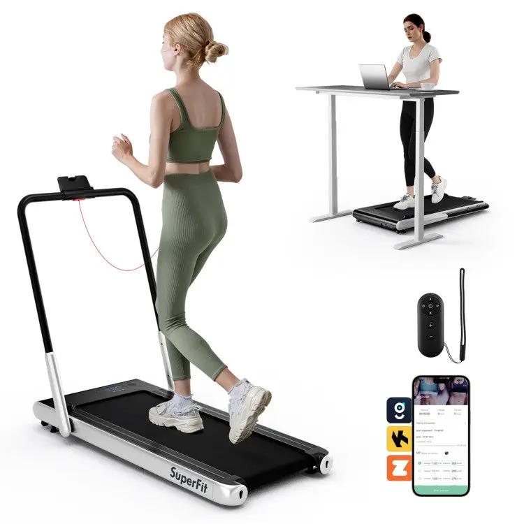 Fitness Room Set: Dumbbell Weight Set+3-in-1 3HP Folding Treadmill by DirectDeals