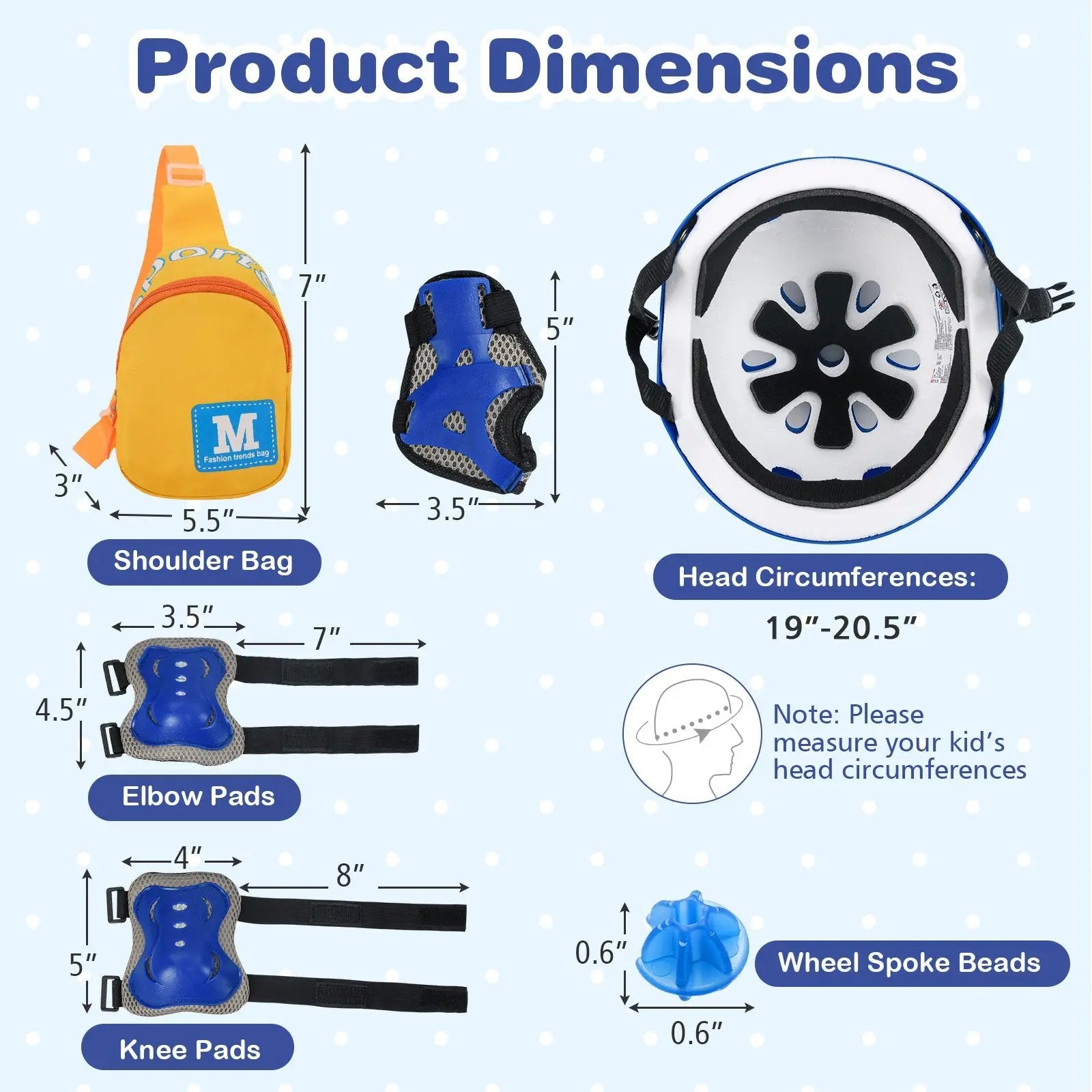 16 Inch Kids Bike with Helmet Protective Set Dark Blue by DirectDeals