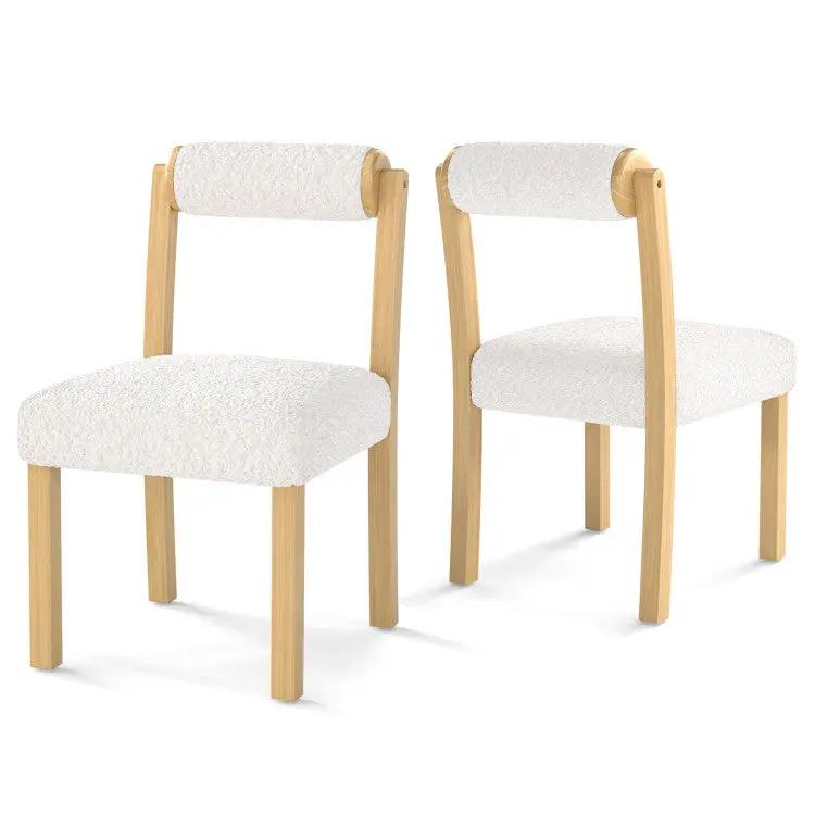 3-Piece Modern Dining Room Set: Wooden Dining Chairs + Bamboo Sideboard Cabinet + Tall Storage Cabinet by DirectDeals