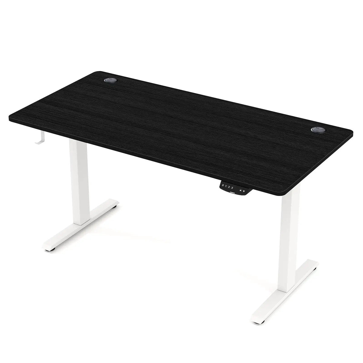 Electric Standing Desk Height Adjustable with 3 Memory Heights Black by DirectDeals