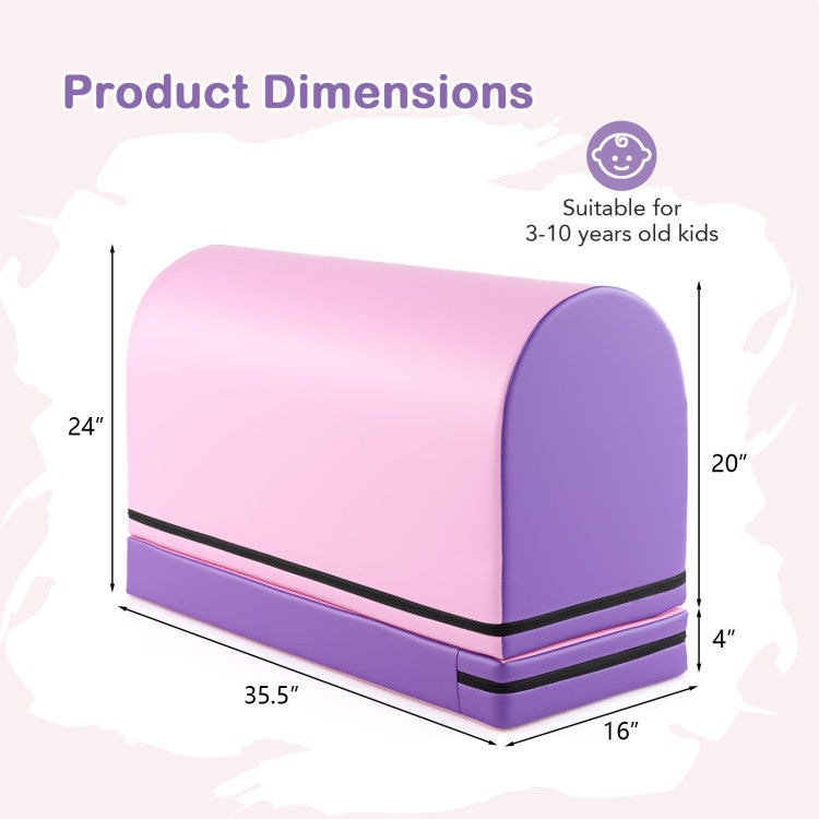 Yoga Set: Gymnastics Vaulting Box + Gymnastics Mat by DirectDeals