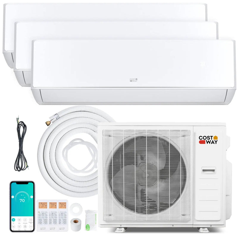 X-Pro 35000 BTU 3 Zone 22.5 SEER2 Mini Split AC with Heat Pump by DirectDeals