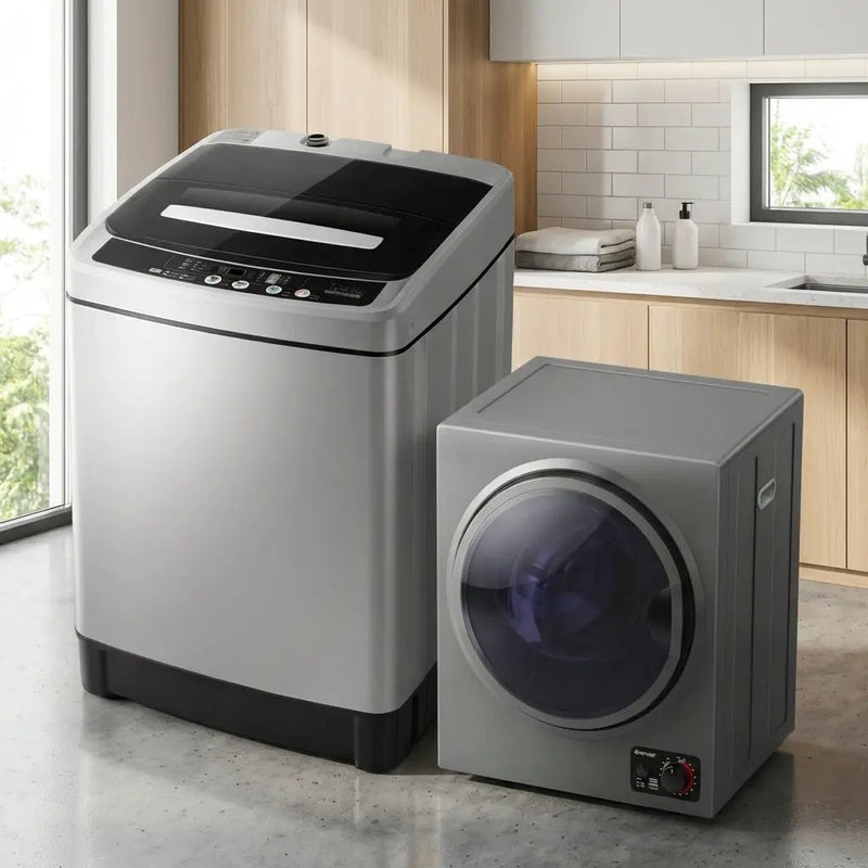 Compact Washer and Dryer Combo Automatic Washing Machine and Tumble Dryer by DirectDeals