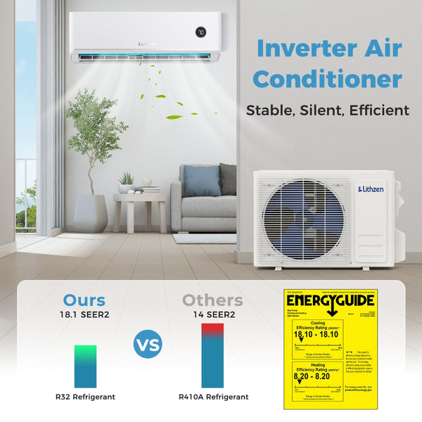 12000 BTU Mini Split Cuts Energy Bills by 30% Works at 5°F