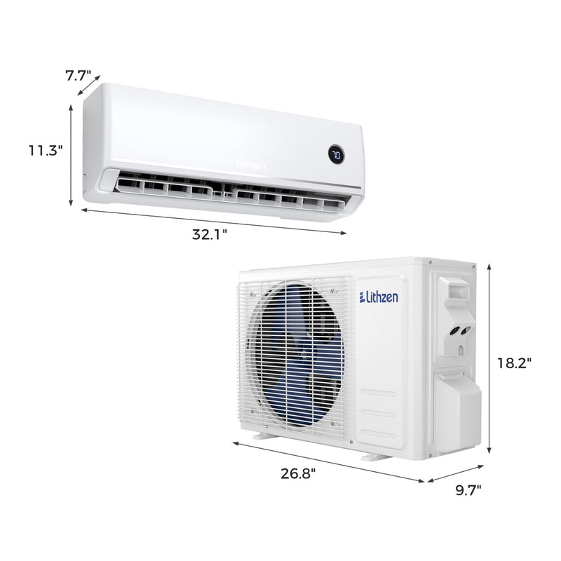 12000 BTU Mini Split Cuts Energy Bills by 30% Works at 5°F by DirectDeals