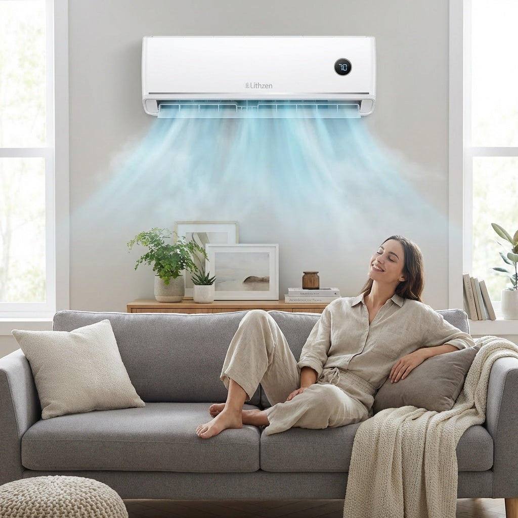 12000 BTU Mini Split Cuts Energy Bills by 30% Works at 5°F by DirectDeals