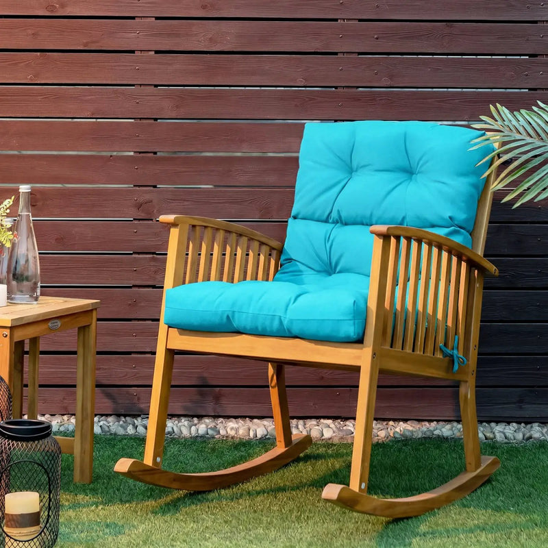 Set of 2 High Back Chair Cushion with Adjustable Height by DirectDeals