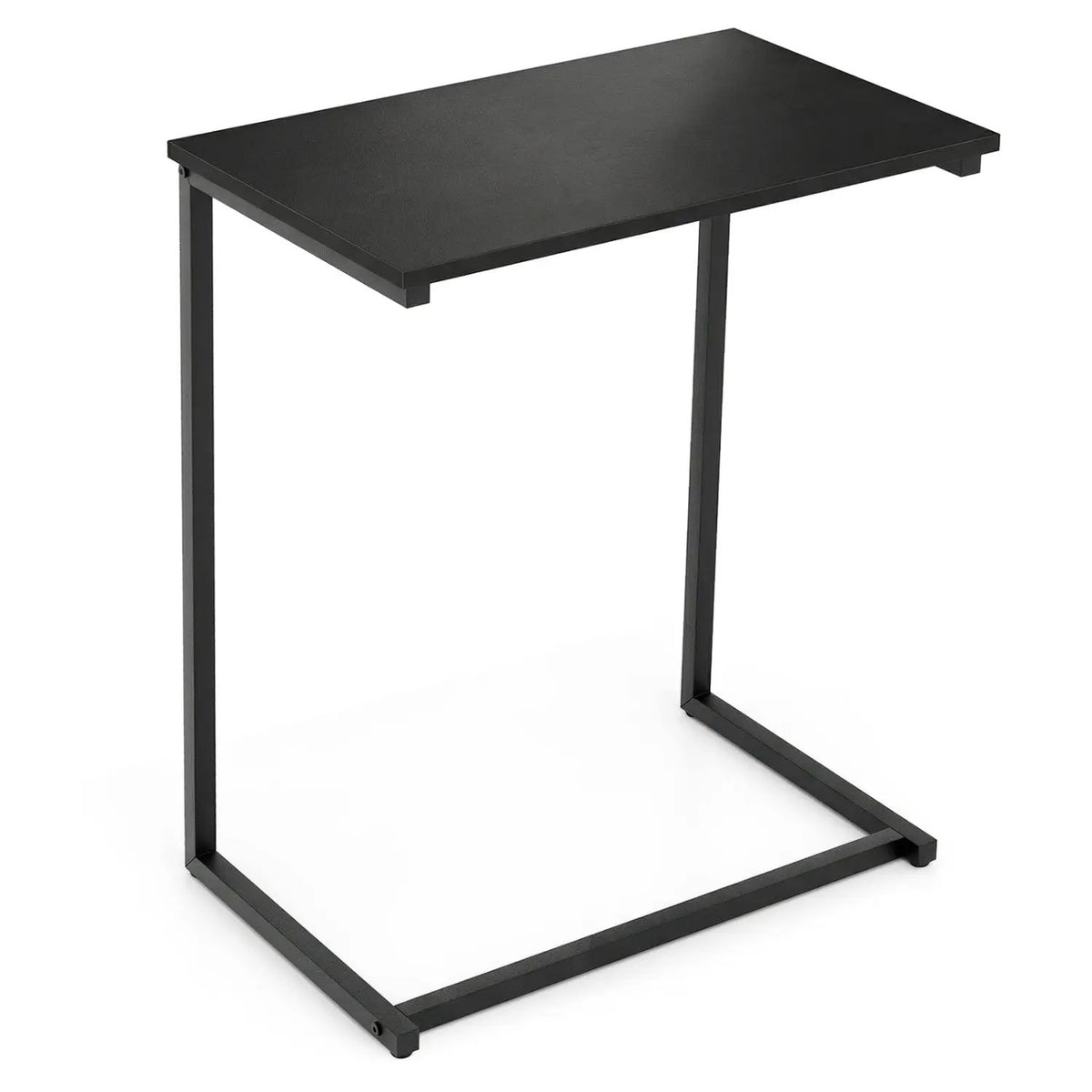 C-shaped Industrial End Table with Metal Frame by DirectDeals