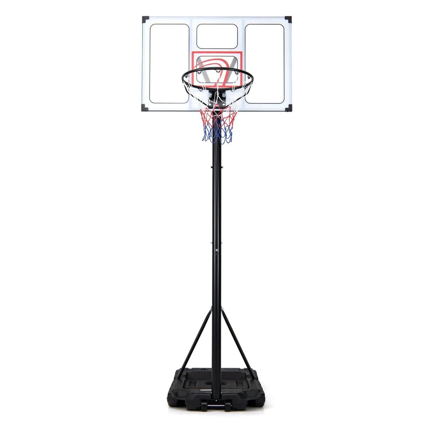 Portable Basketball Hoop Adjustable 4.1-10 Feet with Base by DirectDeals