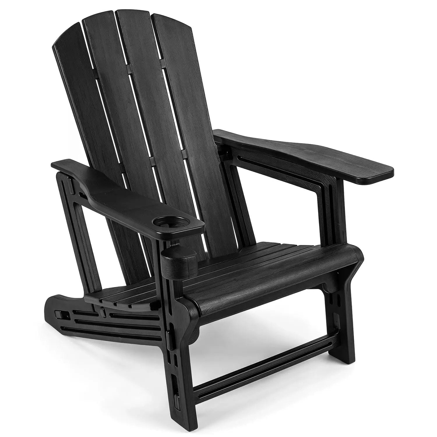 HDPE Adirondack Chair with Realistic Wood Grain by DirectDeals