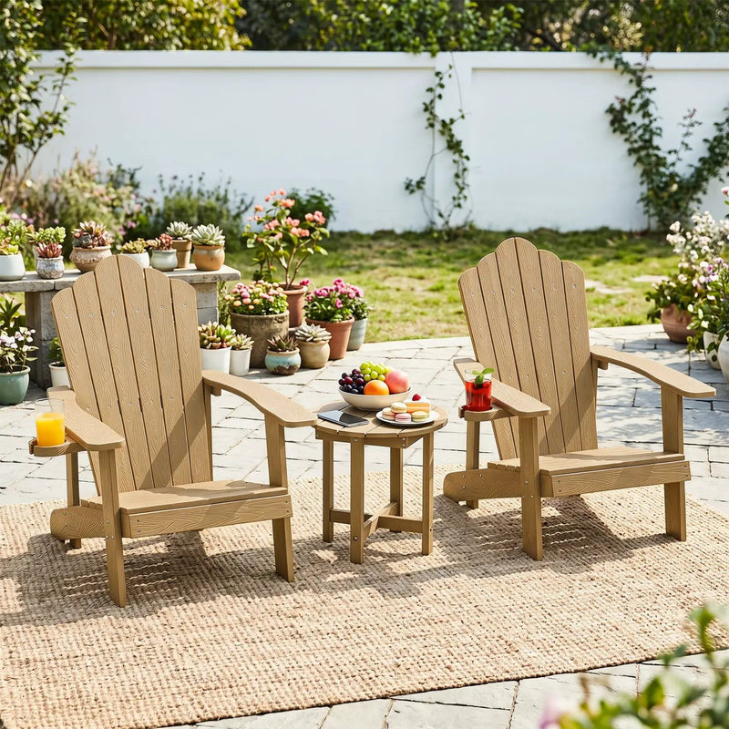 Adirondack Side Table 18x18 Weather-Resistant HIPS by DirectDeals
