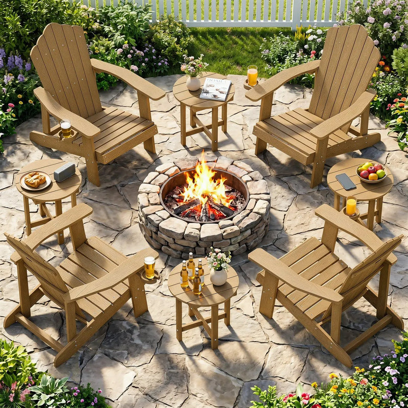 Adirondack Side Table 18x18 Weather-Resistant HIPS by DirectDeals